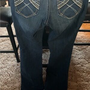 Elegant Dark Blue Boot Cut Jeans